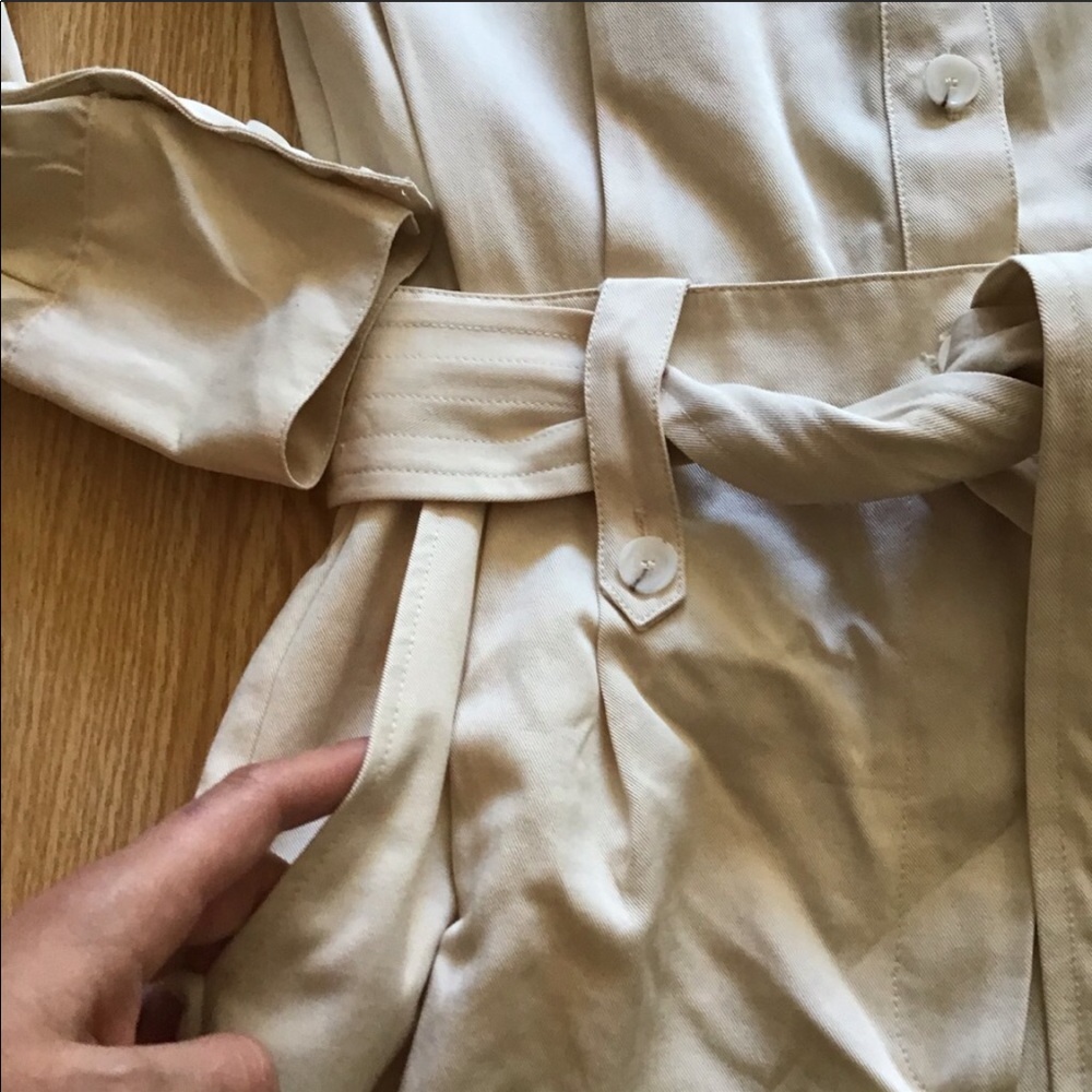 Sold on Mercari! Zara Tencel Safari Jumpsuit - Picture 6 of 8